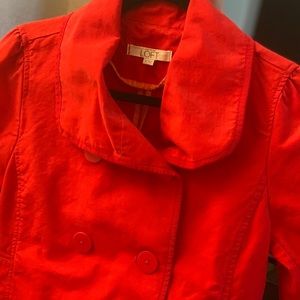 Loft red jacket